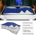 thumbnail image 5 of Disketp Windshield Sun Shade, Car Sun Shade For Front Window Christmas Fir Tree Sunshades Sun Visor Protector Blocks Uv Rays Foldable, 5 of 9
