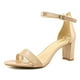 thumbnail image 1 of Sandalia Nine West Pruce Heeled Natural Patent 11, 1 of 5