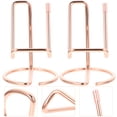 thumbnail image 1 of OULII 2Pcs Iron Phone Stand Rose Gold Simple Design for Movie Watching, 1 of 8