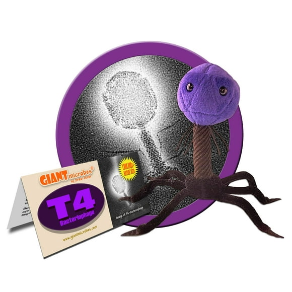 Giant Microbes T4 (T4-Bactériophage) Peluche