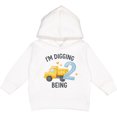 thumbnail image 2 of Inktastic I'm Digging Being 2 Birthday Truck Toddler Hoodie, 2 of 4