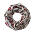 thumbnail image 1 of Peach Couture Exclusive Floral Print Vintage Infinity Loop Scarf, 1 of 1