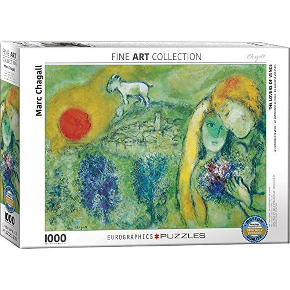 Eurographics Marc Chagall les Amoureux de Vence Puzzle (1000 Pièces)