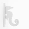 thumbnail image 1 of Nature Brackets 6 in. White PVC Decorative Indoor/Outdoor Seahorse Hook, 1 of 1