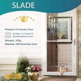 thumbnail image 2 of Screen Door Cats Sliding Pet Door for Exterior Doors, 2 of 5