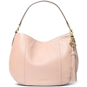 Michael Kors Women's Brooke Large Pebbled Leather Shoulder Bag (Soft Pink)