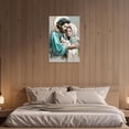thumbnail image 4 of ZHONGYUTONG Jesus and Virgin Mary Canvas Wall Art Holy Family Picture Christian Painting Catholic Poster for Churches Decor Framed (16.00" x 24.00"), 4 of 5