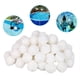 thumbnail image 1 of Bola de filtro para acuario de piscina, 700 g, material de filtro de bola de fibra blanca, material de filtro de bola de fibra blanca, 1 of 1