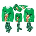 thumbnail image 3 of KOMOO Christmas Pajamas for Family Xmas Elk Print Matching Christmas Family Pajamas Sets Sleepwear, 3 of 10