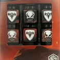 thumbnail image 7 of Renegade Games: Heroscape: Utgar Dice Pack - 11pc Black & Red Collectible RPG Set, 10 Combat Dice, 20-Sided Die, Tabletop Gaming Add-On Accessory, 7 of 7