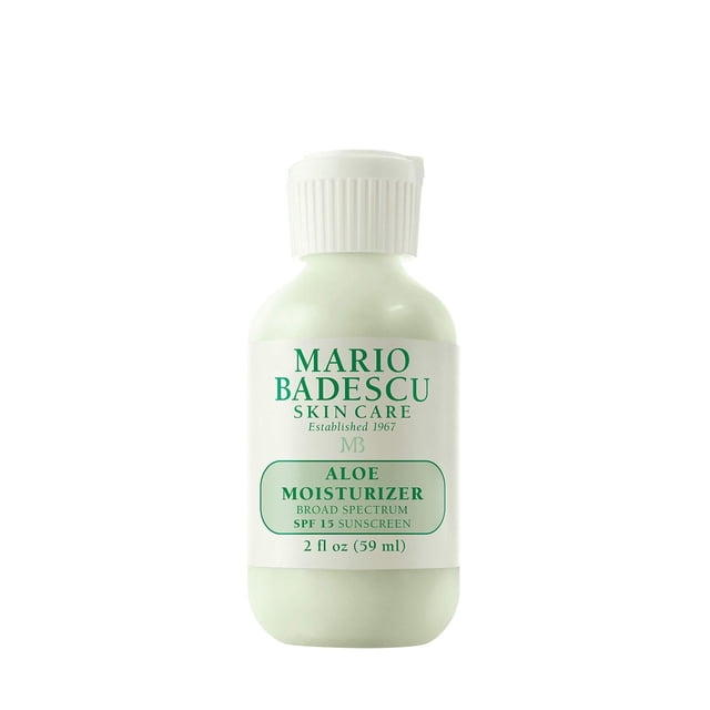 Hidratante Facial Mario Badescu Aloe SPF 15 Ligera para Mujer y Hombre