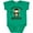 Kelly Green, variant on Inktastic Papas Little Monkey Boys Funny Boys or Girls Baby Bodysuit