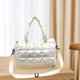 thumbnail image 5 of de hombro cálido de invierno para mujer a , de capacidad, cartera informal, impermeable para damas y niñas, viajes de va Amarillo claro, 5 of 7