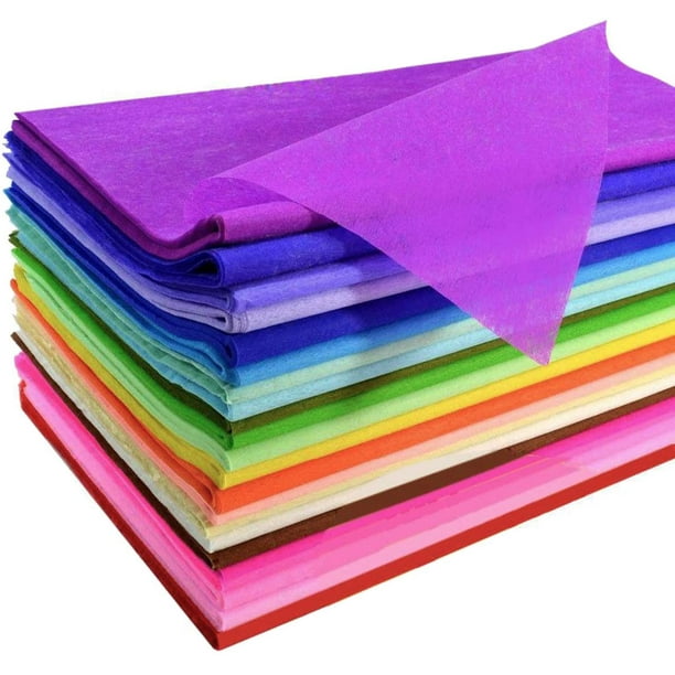 120 Sheets Colored Tissue Paper Bulk Wrapping Craft Paper 20 x 26" for