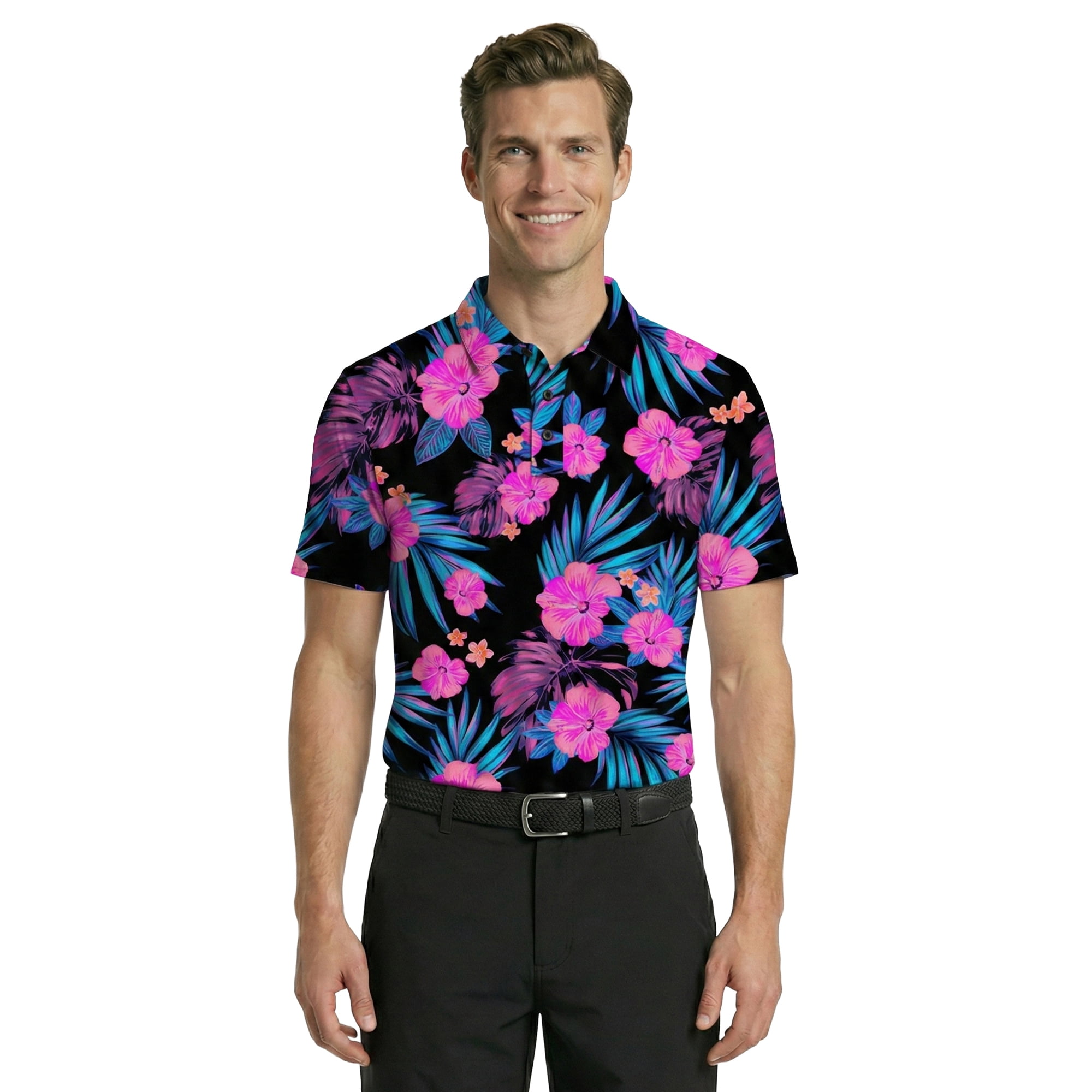 Birdie Bound Men's and Men's Big & Tall Novelty Golf Polos, Sizes XS-4XLT