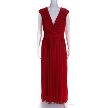 Pre-owned|Badgley Mischka Womens To Love Again Gown Red Size 6