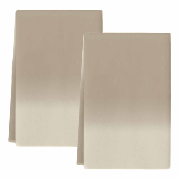 Dish Towels, Khaki Ombre Absorbent Kitchen Towels 2 PCS, Gradient Gradual Color Microfiber Hand Towels Dish Cloths Tea Towels for Home Bathroom Cleaning Drying,18X28-Inch,