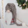 thumbnail image 6 of D-FantiX Christmas Gnome Plush 13 Inch Large Swedish Tomte Gnome Ornaments with Long Hat Holiday Scandinavian Christmas Decorations for Home (Grey, Nose Without Light), 6 of 7