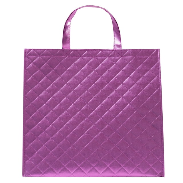 Reusable Grocery Bag, Quilted Shopping Bag for Groceries, MultipurposeTote Bag with Handles