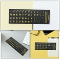 BESTYASH 2Pcs PVC English Keyboard Stickers for Laptop and Desktop — free download
