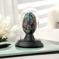 thumbnail image 3 of Plymor 1.85" x 3.5" Mini Glass Display Dome Cloche (Black MDF Wood Base), 3 of 3