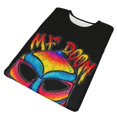 thumbnail image 4 of Mf Doom Unisex 3d Pattern Printed Short Sleeve T-Shirts Casual Graphics Tees Small, 4 of 7