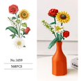 thumbnail image 3 of Fomantic Flower Bouquet Building Block Bricks Anime Figure Toys Friends Pricness Kit Set Gift for Girl Friend Simulation Rose, 3 of 5