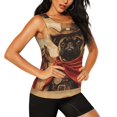 thumbnail image 2 of Lsque Western French Bulldog Cowboy Printed Workout Tank Tops for Women, Athletic Sports Tank Tops, Compression Sleeveless Dry Fit Shirts,Sleeveless Yoga Shirt-Large, 2 of 9