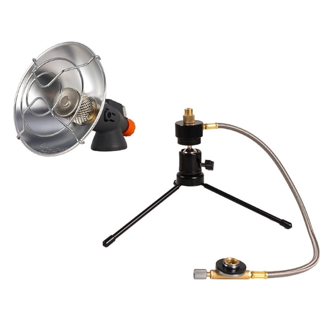 TFixol Chauffage à Gaz Portable Extérieur avec Support Réglable pour Camping, Pêche et Chauffage de Tente - Compact, Léger et Facile à Transporter