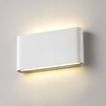 thumbnail image 1 of Lámpara de pared elegante para exteriores con iluminación hacia arriba y hacia abajo, la construcción de aluminio garantiza robustez, el LED de ahorro de energía ofrece una solución de iluminación, 1 of 5