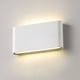 thumbnail image 1 of Aplique de pared LED de 12 W, impermeable, IP65, apliques de aluminio modernos, apliques para exteriores, diseño arriba y abajo, bañador para vestíbulo, 1320 lm, blanco cálido [Clase de eficiencia, 1 of 5