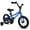 Blue, variant on 14 Inch Kids Bike with Training Wheels, BMX Style Kids' Bicycle for Boys Age 3-5 Years, Children Bikes for Kids and Toddler, Coaster Brake, Black