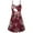 Red, variant on Fesfesfes Printed Nursing Camisole Dress Sleeveless Round Neck Breastfeeding Maternity Dress Fashionable Comfortable Summer Wear for Pregnant Women(Red,L)