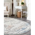 thumbnail image 4 of Unique Loom Finsbury Collection Area Rug - Charlotte (5' 3" x 8' Oval Multi/Gray), 4 of 12