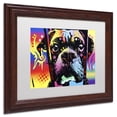 thumbnail image 3 of Trademark Fine Art "Choose Adoption Boxer" Canvas Art by Dean Russo, White Matte, Wood Frame, 3 of 4