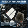 thumbnail image 3 of Unique Bargains Engine Air Filter Engine Filter Air Cleaner No.28113P0400 for Kia Sportage 2023-2024 Long life, 3 of 6