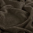 thumbnail image 6 of Home Soft Things Reversible Tweed Throw Blanket, Super Soft & Cozy - Seal Brown, 50x60", 6 of 8