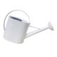 thumbnail image 4 of Regadera de metal de 5 L, regadera de hierro para con asa cómoda, herramienta de jardinería ovalada portátil para flores de interior. Blanco, 4 of 8