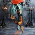 thumbnail image 2 of mgoYE Halloween Yoga Pants for Women Printed Casual Holiday Tights Elastic Waist Workout Jogger Yoga Pant Women Leggings Size M, 2 of 8