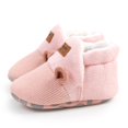 thumbnail image 6 of SAYOO Baby Cute Ears Boots Infant Girls Boys Non-Slip Soft Sole First Walker Winter Warm Snow Boots Crib Shoes, 6 of 9