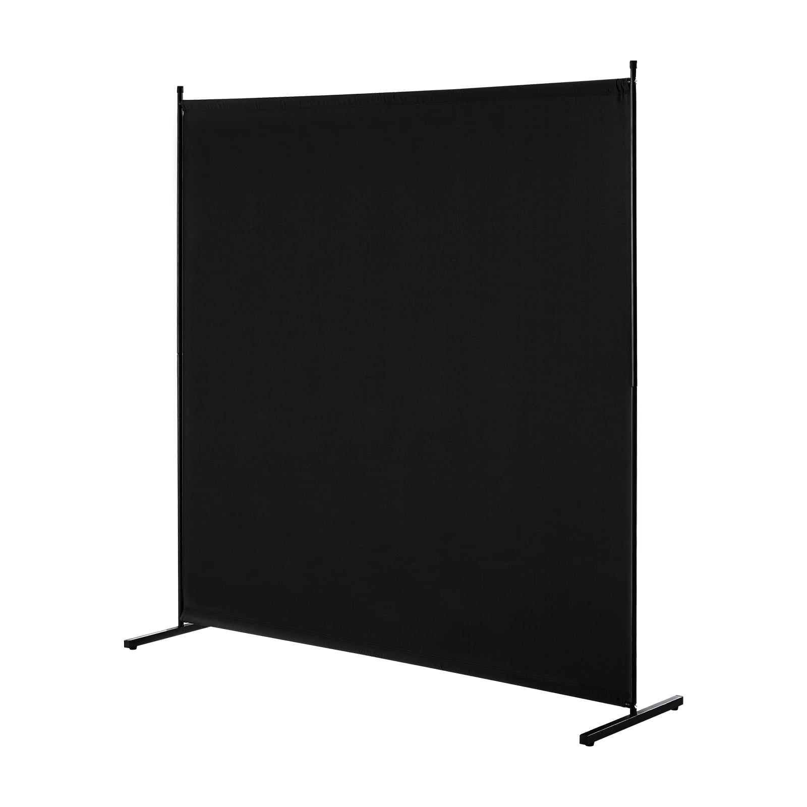 KFFKFF Space Partition, One-Panel Privacy Barrier, 6FT Indoor Privacy Shield, Segregation Screen for Spaces, Standalone Partition Panel for Workspace, Sleeping Area, Black