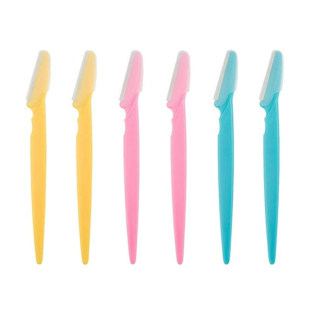 6 Pack)Eyebrow Trimmer Safe Shaving Razors Blade Hair Removal Tool Face Shaver Knife 6 Pack)Eyebrow Trimmer Safe Shaving Razors Blade Hair Removal Tool Face Shaver Knife