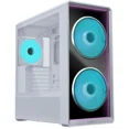 thumbnail image 1 of Lian Li LANCOOL 217 INF Infinity Mirror Computer Case, Mid-Tower ATX PC Case w/ 3 Pre-Installed Fans, 2x170mm ARGB Fans, 1x140mm, Front Mirror Glass Panel, Optimized Airflow - White (LANCOOL 217INFW), 1 of 8