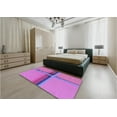 thumbnail image 5 of Ahgly Company Machine Washable Indoor Rectangle Transitional Heliotrope Purple Area Rugs, 2' x 5', 5 of 7
