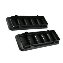 Unique Bargains No.13596856 Back Panel Air Vent Grille for Chevrolet Colorado Silverado 1999-2021 Black 2 Pcs