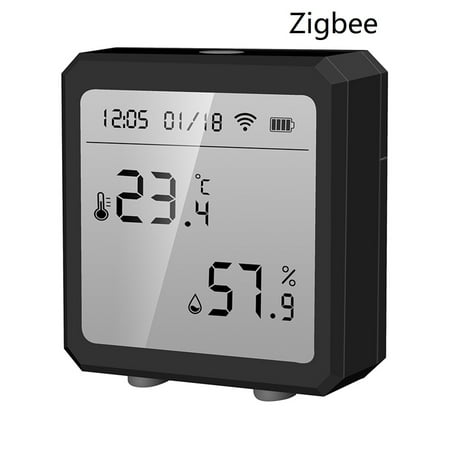 

Zigbee Tuya Thermometer Hygrometer Digital Humidity Meter With App Notification