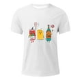 thumbnail image 4 of Couples Shirts Men's Graphic T-Shirts Short Sleeve T-Shirts Valentine T-Shirts Red Blouse Mens Tops Couples Gift Ideas, 4 of 4