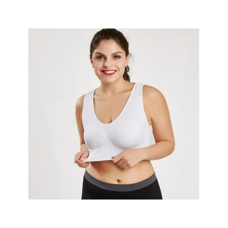 

Dragonus Women Double Layer Large Size Seamless Sports Vest Soft Yoga Bra