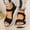 Black, variant on Wavsuf Platform Sandals for Women Casual Summer Patchwork Wide Blue Sandals Shoes Size 8.5