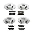 thumbnail image 3 of PowerStop Front and Rear Z23 Evolution Sport Carbon-Fiber Ceramic Brake Pad and Drilled & Slotted Rotor Kit Fits: FORD MERCURY Select Models K2722, 3 of 10